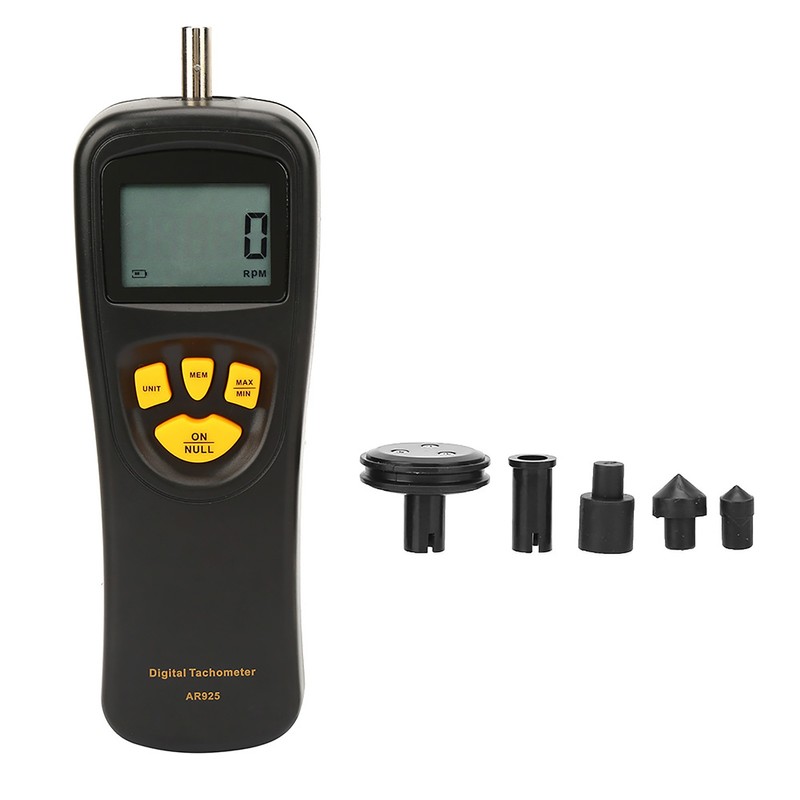 SMART SENSOR 0.5~19999 RPM Contact Digital Tachometer Rotation Meter with