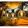 25 Pack Clear G40 Globe Light Bulbs for Patio String