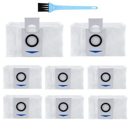 AiLomey 8 Pack Vacuum Bags for ECOVACS DEEBOT X1 Omni / X1 e Omni / T20 Omni, Dust Bags for ECOVACS DEEBOT X1 Turbo, Replacement Bags for ECOVACS DEEBOT X1 Plus Robot Vacuum