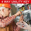 Teokantz Pack of 2 Universal Keys Control Cabinet Key 4