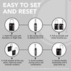 Desired Tools TSA Locks for Luggage, 2-Pc Durable Steel Padlock,