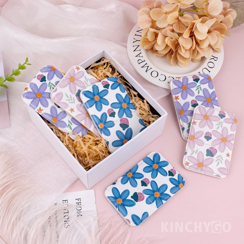 12 Pack Mini Compact Mirror Flower Folding Pocket Mirrors