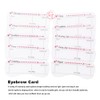 TgoBeauty 10pcs/set Eyebrow Stamp Stencil Kit Eyebrow Stencils Reusable Silicone
