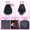 VAVANGA 14inch Short Afro Kinky Curl Drawstring Ponytail Deep Curly