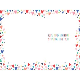 Daughter Birthday Card Humorous Funny Adult with Lovely Words - Size 6" X 9"