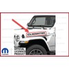 Decal Mods Gladiator Hood Graphic Decal/Sticker fits Jeep Wrangler/Gladiator JL/JT