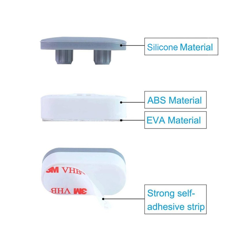 Toilet Seat Bumpers Bidet Attachment, Universal Lid Pads Accessories for