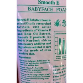 Smooth-E Smooth E Babyface Foam Non-ionic Facial Cleanser 4.0 Fl Oz