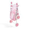Badger Basket Folding Doll Umbrella Stroller for Dolls Up to