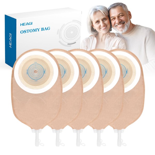 30 PCS Urostomy Bag, One-Piece Drainable Urostomy Supplies with Measure