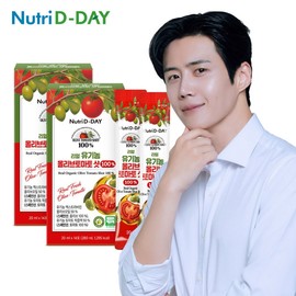 Nutri D Day Real 100 NFC Juiced Organic Olive Tomato Stick Allto Shot x 2 Total 28 Packets / 뉴트리디데이 리얼 100 NFC 착즙 유기농 올리브토마토 스틱 올토샷 x 2개 총28포