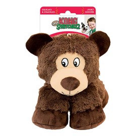KONG Stretchezz Legz Bear Dog Toy, Large Multicolour