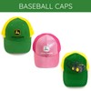 John Deere Mesh Adjustable Snapback Baseball Cap One Size, Pink,