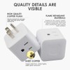 Multi Plug Outlet Extender, Vsanstar 3 Prong Wall Tap 4