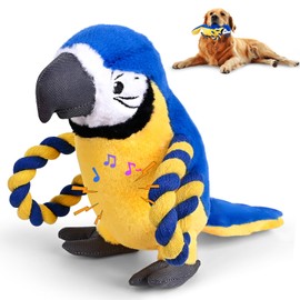 VYsTN Squeaky Dog Toys, Plush Dog Toys for Aggressive Chewers, Interactive Dog Toys, Crinkle Dog Toy for Dog Tug of War, Dog Toys for Small, Medium, Large Dogs, Dog Chew Toys for Puppy Teething Toys