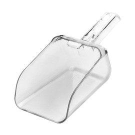 32 oz. Clear Plastic Utility & Ice Scoop, Each