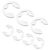 Qrity 100 PCS Stainless Steel Circlips, External Retaining Ring, Retaining