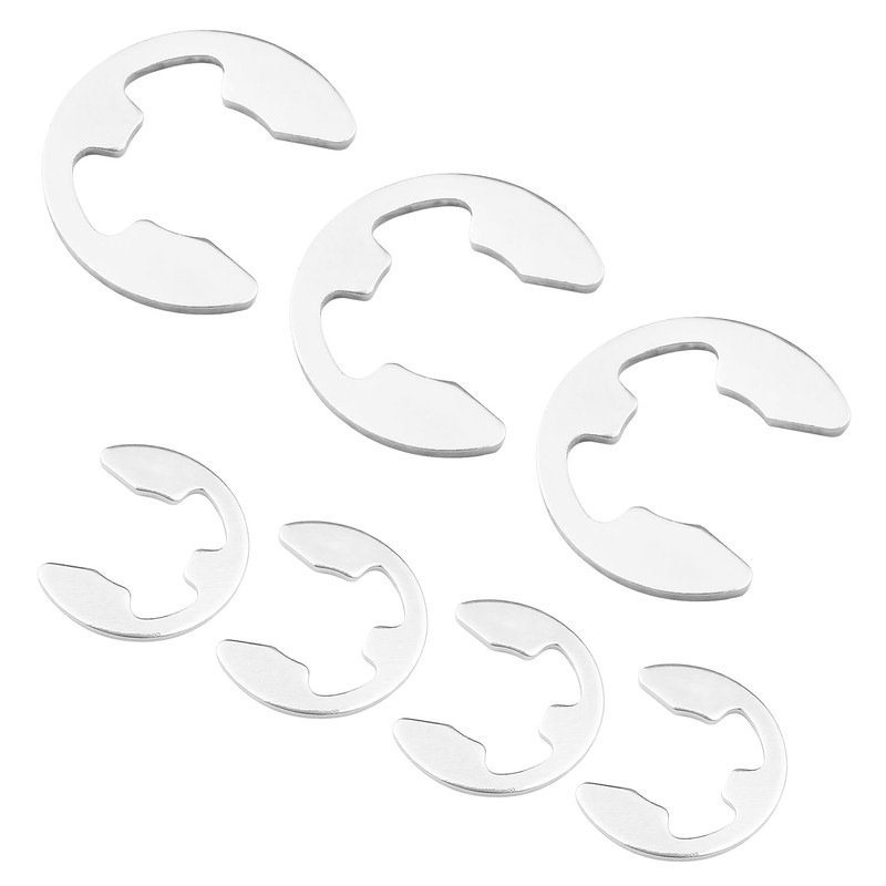 Qrity 100 PCS Stainless Steel Circlips, External Retaining Ring, Retaining