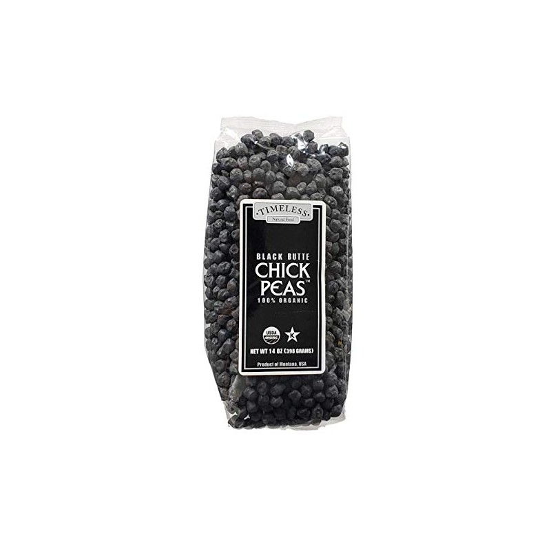 Timeless Black Kabuli Chickpea, 14-Ounce (Pack of 2)