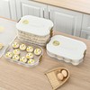 SSSJUUUB 4-Layer Food Storage Container, Stackable Snack Container with Lid,