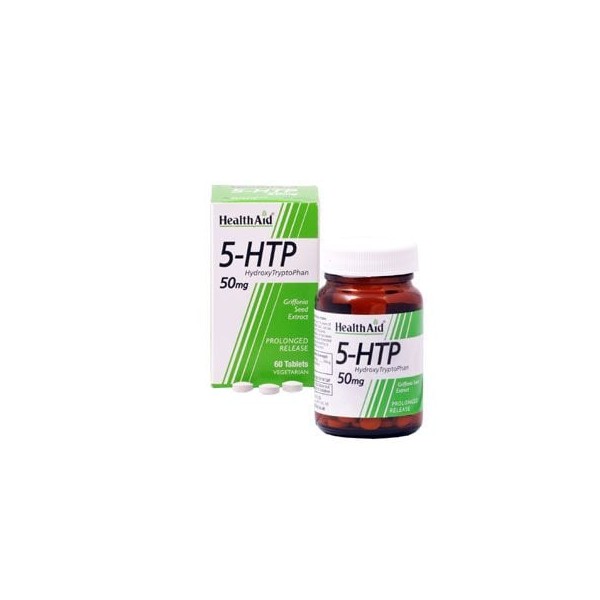 Health Aid 5-HTP TryptoPhan 50mg 60 VegTabs Brain Function
