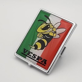 Cascade Emblem Compatible with Vespa and Piaggio 3D Sticker Gel GT GTS GTV LX LXV S 946 Scooter Logo VE-0007
