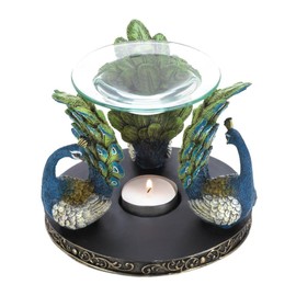 Smart Living Company Peacock Plume Oil Warmer Home Decor