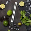10" Stainless Steel Muddler for Cocktail Lemonade Ice Crusher lemon