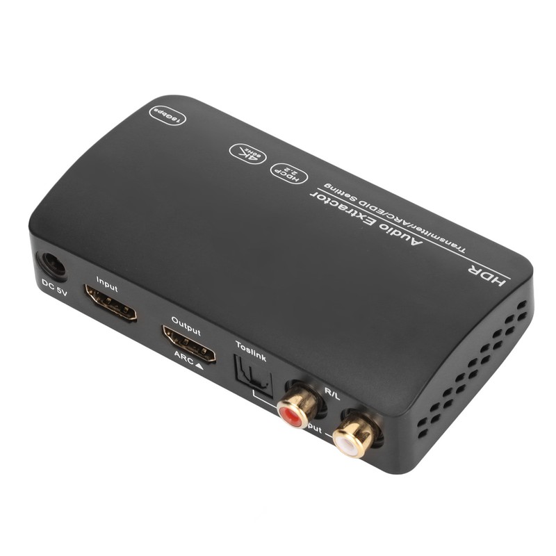 HDR HD Multimedia Interface Sound Extractor HD 4K 60Hz RCA