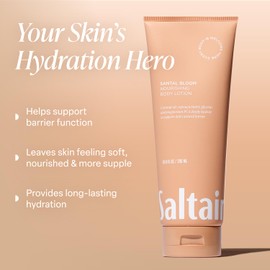 Saltair Body Lotion - 2 Pack Moisturizing Lotion For Dry Skin. Santal Bloom Scented Hydrating Body Cream with Nourishing Moisturizer Formula. Skin Care for Women and Men. 2x 10oz Tubes