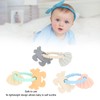 3pcs Silicone Shell Teething Ring Soothes Gum Soreness Crab Shell