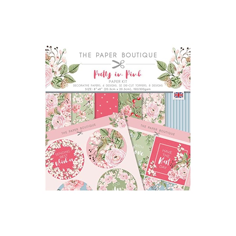 The Paper Boutique - Pretty in Pink - Paper Kit