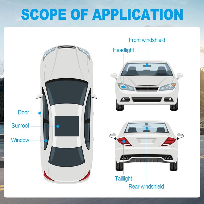ZOLLEFY Butyl Sealing Tape 13 Feet 2-Pack - Ideal for