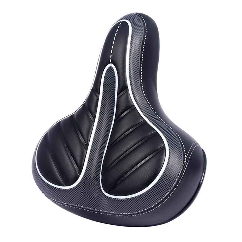 PU Leather Wide Big Bum Bike Gel Cruiser Extra Comfort