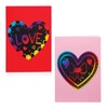 Baker Ross Heart Scratch Art Cards - Pack of 6,