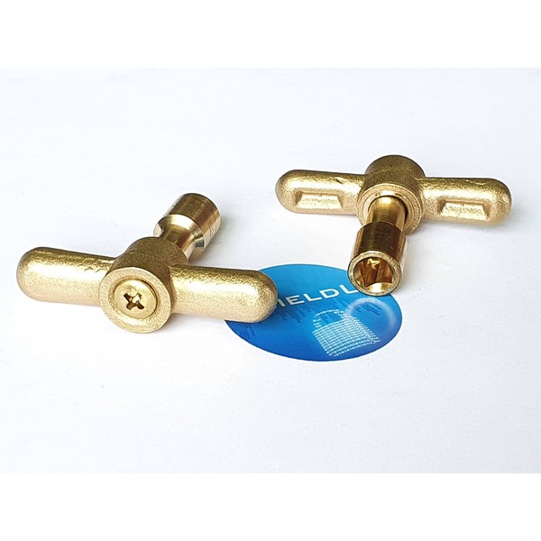 2 x Lockshield Keys ONLY for 6mm Outside Garden Tap,