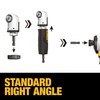 DEWALT FLEXTORQ Right Angle Drill Attachment, 4-in-1 System, 12-Inch Compact,