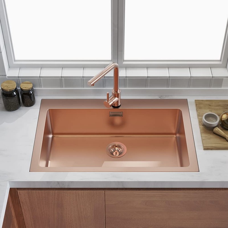 BOTEMY B9173 Kitchen Sink Drain Assembly 3-1/2 inch with Removable