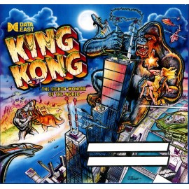 Data East Prototype Awesome Artwork KING KONG Pinball Machine Translite