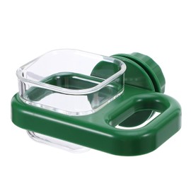 INOOMP Dispensador de Agua para Jaula de Aves Botella Colgante Antigoteo Transparente y Resistente para Periquitos Conejos y Pequeños Animales Fácil de Instalar y Mantener Agua Limpia