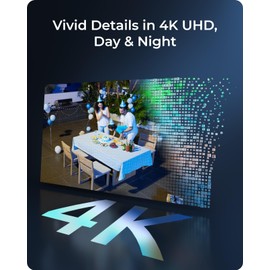 REOLINK REOLINK First 4K Solar Security Cameras Wireless Outdoor, Argus PT 4K+ 6W Solar Panel, 360 Pan Tilt, 8MP Color Night Vision, 2.4/5 GHz Wi-Fi, No Monthly Fee, Home Hub Compatible