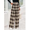 PRETTYGARDEN Casual Women's Pants 2025 Elastic Waist Palazzo Long Stretchy