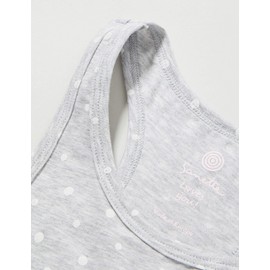 Sanetta Girls' Bustier grau Sports Bra, Light Grey (Light Grey Blend), 14 Years