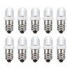 MECCANIXITY 3-3.8V/0.06A E10 Mini Light Bulbs, 10Pcs Miniature Screw Bulbs