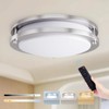 Kalium LED Ceiling Light with Remote 12 Inch Flush Mount