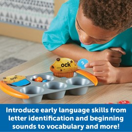 Learning Resources Mini Muffin Phonics Activity Set, Preschool Toys, Preschool Learning Activities, Play Food, Kindergarten Toys, Ages 4+,70 Pieces