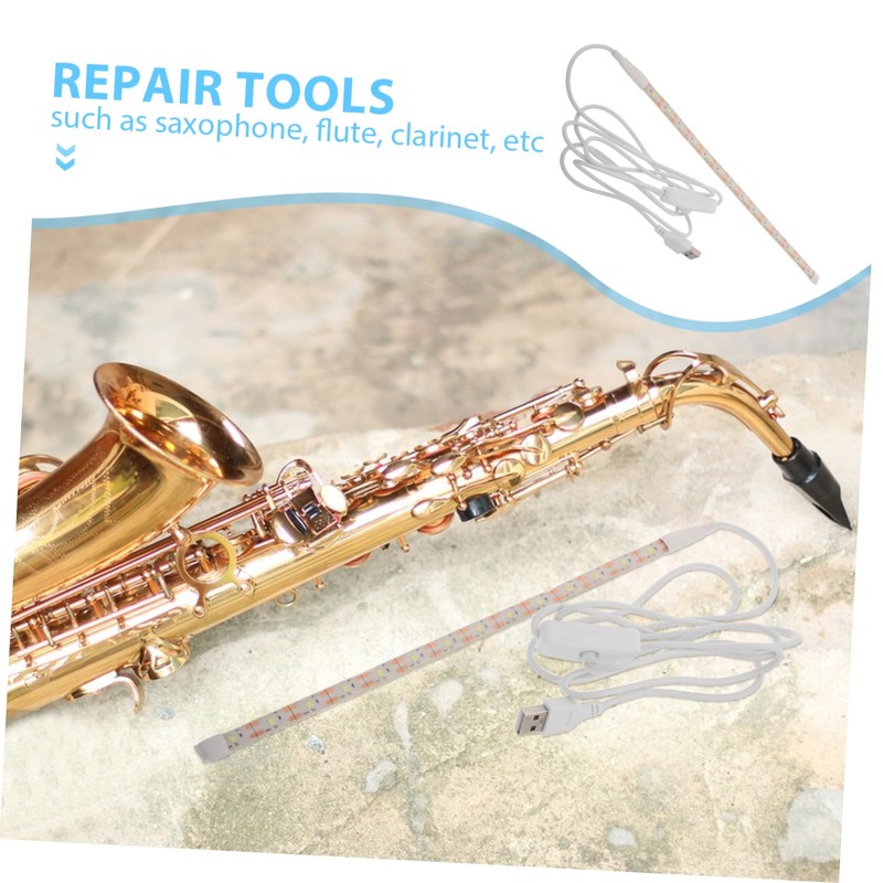 YARNOW High Brightness Saxophone Led Strip Flute Clarinet Leak Test