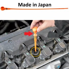 NTP JAPAN Made in JAPAN Engine Oil Dipstick for 2006-2015 Honda Civic HR-V 1.8L L4 SOHC