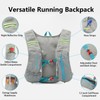 Running Hydration Vest, Adjustable Unisex Reflective Vest, Lightweight and Breathable