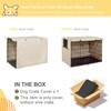 Explore Land 48 inches Dog Crate Cover Heavy Duty Polyester